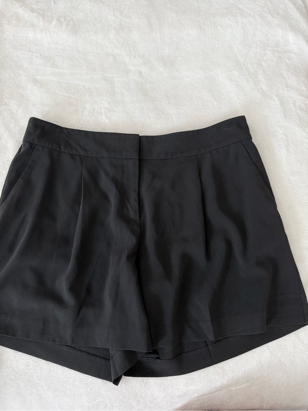 Ann Taylor Black Shorts Size 8 Pockets Casual Classic Preppy E19